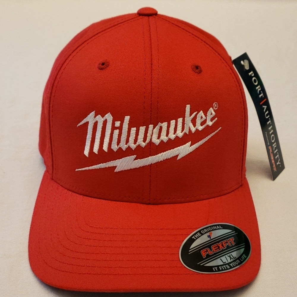 Milwaukee Power tools Flex Fit Hat fitted L/XL